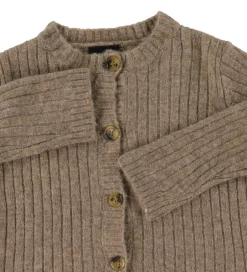 Striktrøjer|Sofie Schnoor Cardigan - Strik - Brown Melange