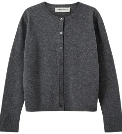 Striktrøjer|Sofie Schnoor Cardigan - Strik - Uld - Cissesy - Dark Grey Melan