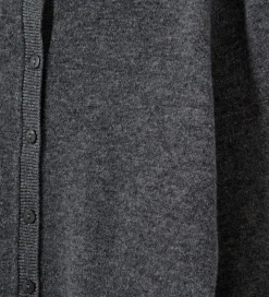 Striktrøjer|Sofie Schnoor Cardigan - Strik - Uld - Cissesy - Dark Grey Melan