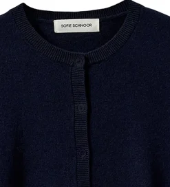 Striktrøjer|Sofie Schnoor Cardigan - Strik - Uld - Navy