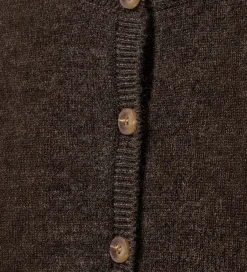 Striktrøjer|Sofie Schnoor Cardigan - Strik - Uld - Cisse - Brown Fudge