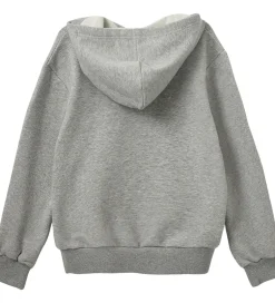 Hættetrøjer|Sofie Schnoor Girls Hættetrøje - Simona - Gråmeleret m. Print