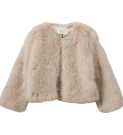 Cardigans|Sofie Schnoor Jakke - Imiteret Pels - FullaSY - Light Grey