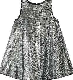 Kjoler|Sofie Schnoor Kjole - SallySK - Silver m. Pailletter