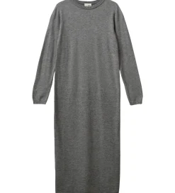 Kjoler|Uld|Sofie Schnoor Kjole - Uld - Strik - Korysy - Gråmeleret