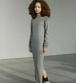 Kjoler|Uld|Sofie Schnoor Kjole - Uld - Strik - Korysy - Gråmeleret