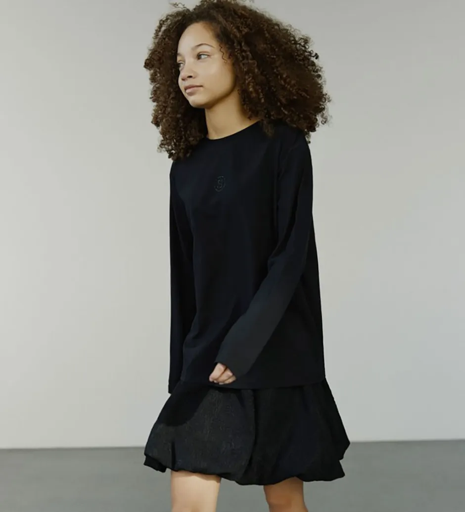 Nederdele|Sofie Schnoor Nederdel - Jacquard - Carisy - Sort