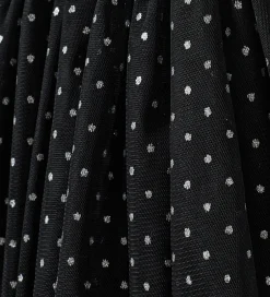 Nederdele|Sofie Schnoor Nederdel - Tyl - Siggysk - Sort m. Prikker