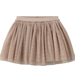 Nederdele|Sofie Schnoor Nederdel - Tyl - Siggysk - Old Rose m. Prikker