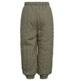 Termotøj|Sofie Schnoor Termobukser m. Fleece - Vitos - Kaki Gree