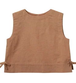 Toppe|Sofie Schnoor Top - Bomuld/Hør - Ezmask - Rose Brown