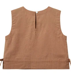 Toppe|Sofie Schnoor Top - Bomuld/Hør - Ezmask - Rose Brown