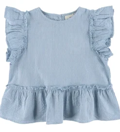 Toppe|Sofie Schnoor Top - Sallysy - Light Blue Stripe