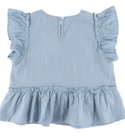 Toppe|Sofie Schnoor Top - Sallysy - Light Blue Stripe