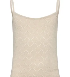 Toppe|Sofie Schnoor Top - Strik - Noara - Off White m. Hulmønster