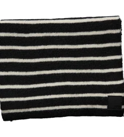 Tørklæder|Sofie Schnoor Tørklæde - Strik - Lailasy - Sort m. Striber