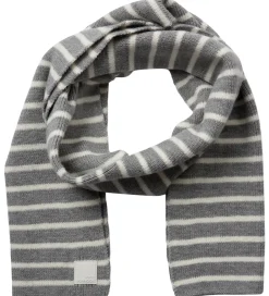 Tørklæder|Sofie Schnoor Tørklæde - Strik - Lailasy - Gråmeleret m. Striber