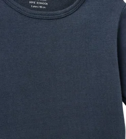 T-Shirts|Basis|Sofie Schnoor T-shirt - Rib - Dark Blue