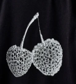 T-Shirts|Sofie Schnoor T-shirt - ZenaSY - Sort m. Print