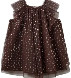 Kjoler|Sofie Schnoor Tylkjole - Blossomsk - Brun