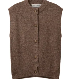 Veste|Sofie Schnoor Vest - Strik - MagSY - Brown Melange