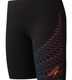 Badetøj|Speedo Badebukser - Medley Logo - Sort m. Rød