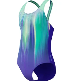 Badetøj|Speedo Badedragt - Digi Placement Splashback - Grøn/Lilla