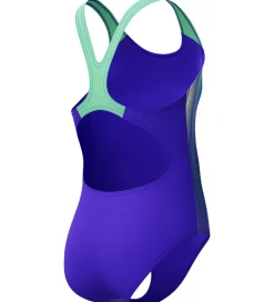 Badetøj|Speedo Badedragt - Digi Placement Splashback - Grøn/Lilla
