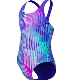 Badetøj|Speedo Badedragt - Digital Allover Splashback - Lilla/Pink