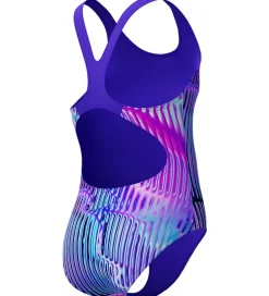 Badetøj|Speedo Badedragt - Digital Allover Splashback - Lilla/Pink