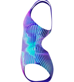 Badetøj|Speedo Badedragt - Digital Allover Splashback - Lilla/Pink