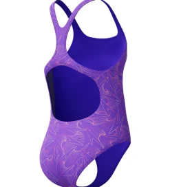 Badetøj|Speedo Badedragt - HyperBoom Allover Medalist - Lilla/Pink