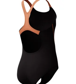 Badetøj|Speedo Badedragt - Medalist - Sort/Fersken