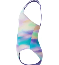 Badetøj|Speedo Badedragt - Printed Twinstrap - Lilla/Grøn/Orange