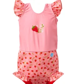 Badetøj|Splash About Blebadedragt - Happy Nappy Costume - Strawberry Fie