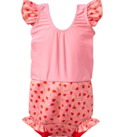 Badetøj|Splash About Blebadedragt - Happy Nappy Costume - Strawberry Fie