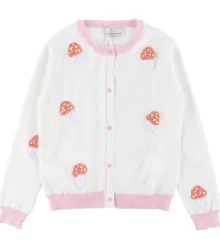 Striktrøjer|Stella McCartney Kids Cardigan - Strik - Ivory/Rosa