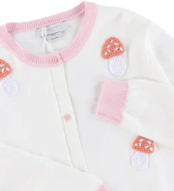 Striktrøjer|Stella McCartney Kids Cardigan - Strik - Ivory/Rosa