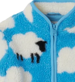 Fleece|Stella McCartney Kids Fleecejakke - Lyseblå m. Skyer/Får