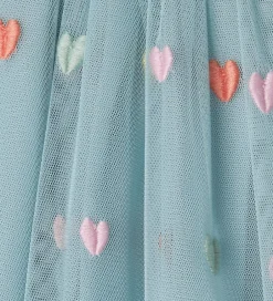 Nederdele|Stella McCartney Kids Tylnederdel - Lyseblå m. Hjerter