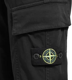 Bukser Og Jeans|Stone Island Bukser - Cargo - Sort