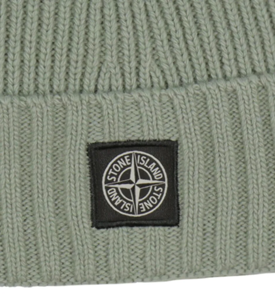 Huer Og Hatte|Stone Island Hue - Uld/Viskose - Sage