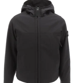 Softshell|Stone Island Softshelljakke m. Vattering - Sort
