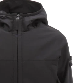 Softshell|Stone Island Softshelljakke m. Vattering - Sort