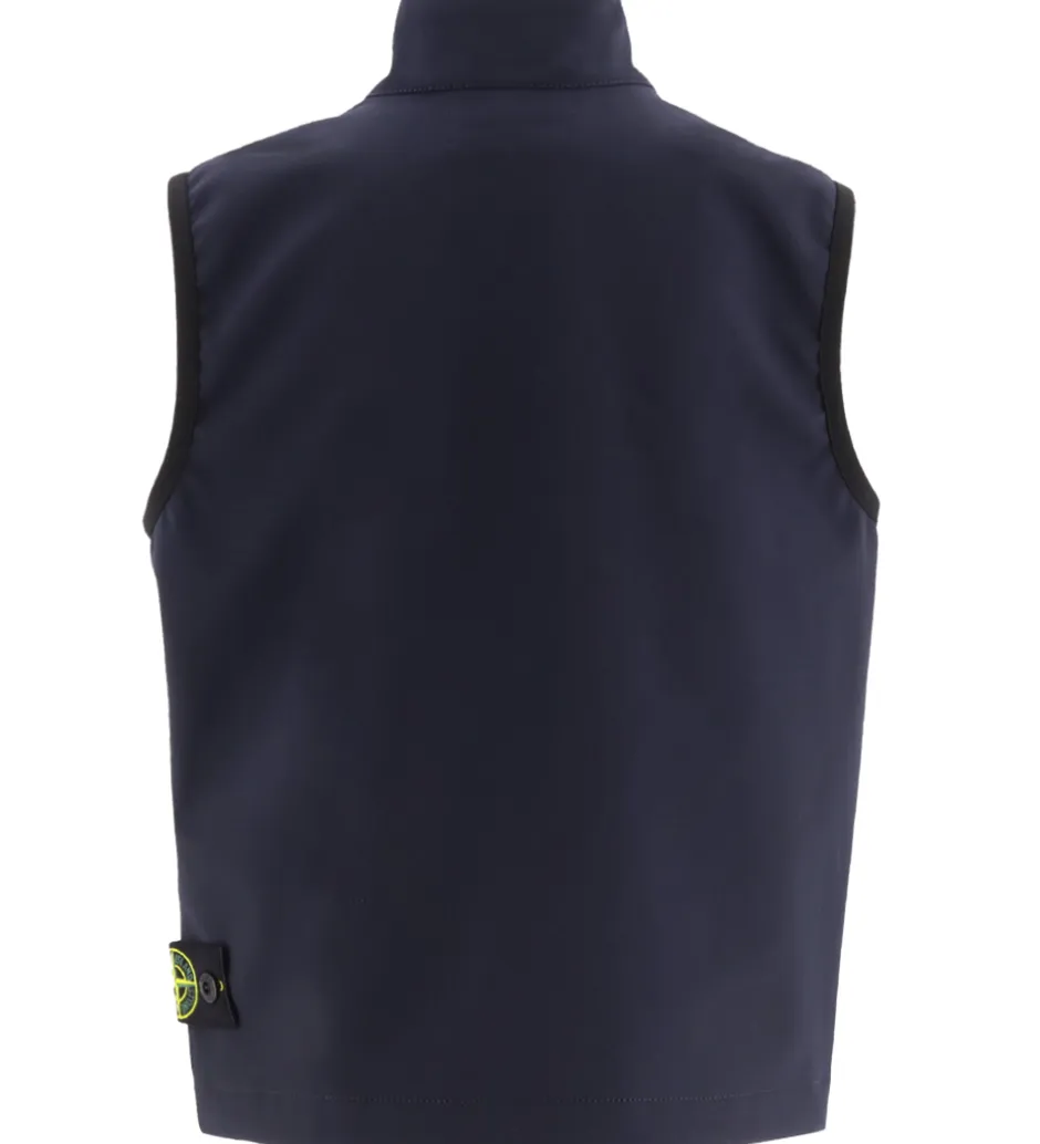 Veste|Stone Island Softshellvest - Navy Blue