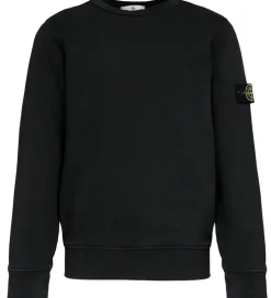 Unisex-Tøj|Sweatshirts|Stone Island Sweatshirt - Sort