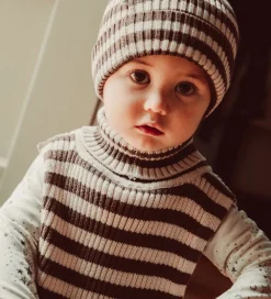 Huer Og Hatte|Thats Mine That's Mine Hue - Strik - Rib - Izzy - Brown Stripe