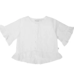 Skjorter|Thats Mine That's Mine Skjorte - Ibbi - Brilliant White m. Hulmønster