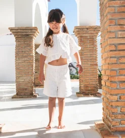 Skjorter|Thats Mine That's Mine Skjorte - Ibbi - Brilliant White m. Hulmønster