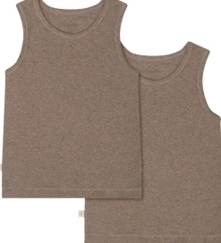 Undertøj|Thats Mine That's Mine Undertrøjer - 2-pak - Rib - Cuno - Brown Melange